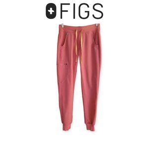 Figs Technical Coral Joggers XS Polyester Rayon Blend
